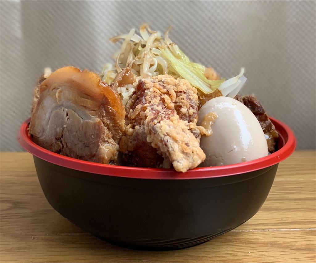 ダイナマイトキッチン デカ盛りお弁当屋さんの 二郎系弁当 二郎系 ボーボーボリューミー