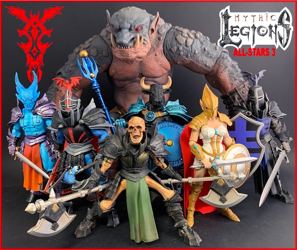 Mythic Legions Osperusフィギュア 新品 1/12 Painted Mythic Legions Red Eye Vampire Ver Head Sculpt