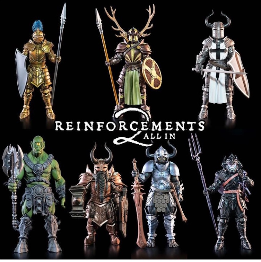 AWOK フィギュア2個セット　Mythic Legions 4H 交友メーカー Mythic Legions The Furious Four Legions Con 2022 Exclusive