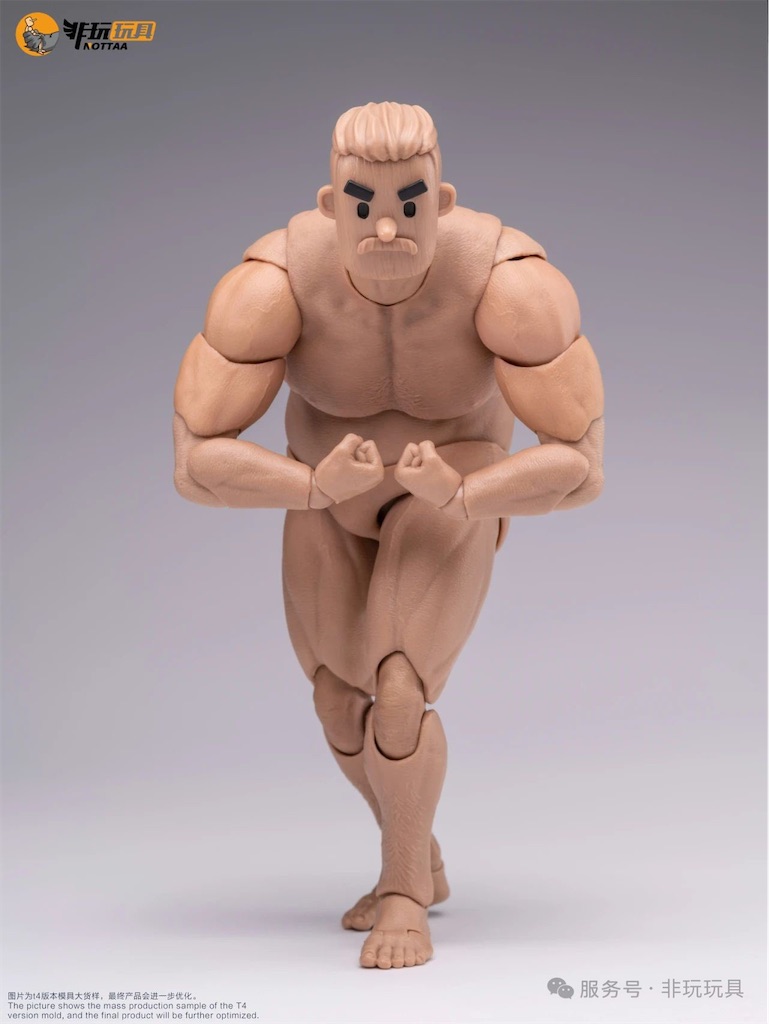 むちぽよボディにくびったけ Nottaa toys中年男性素体ご予約本日18時