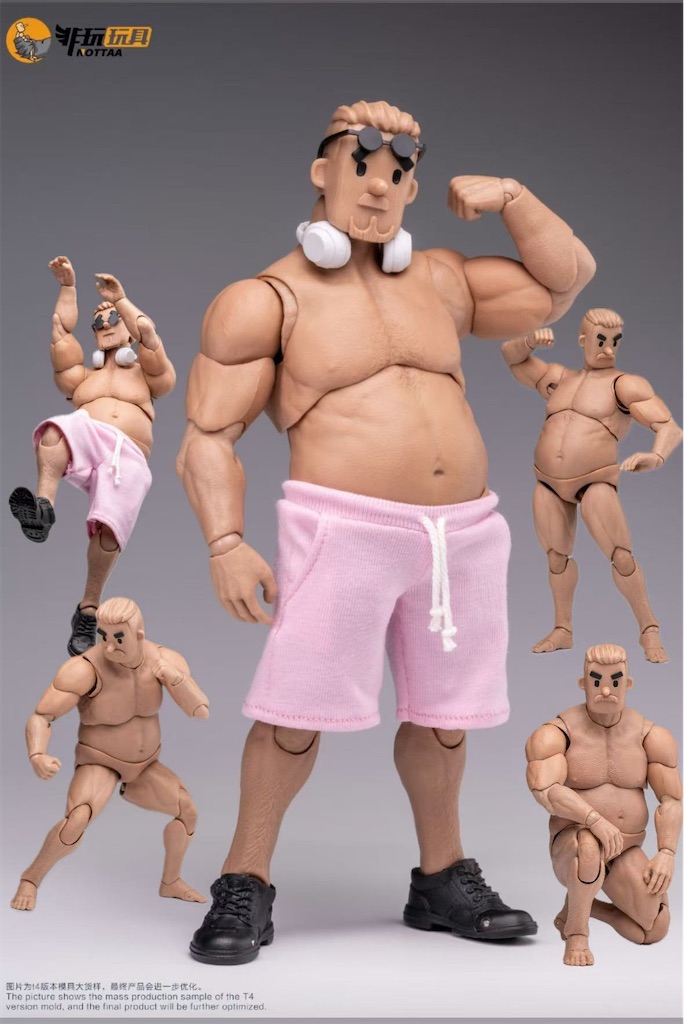 むちぽよボディにくびったけ Nottaa toys中年男性素体ご予約本日18時