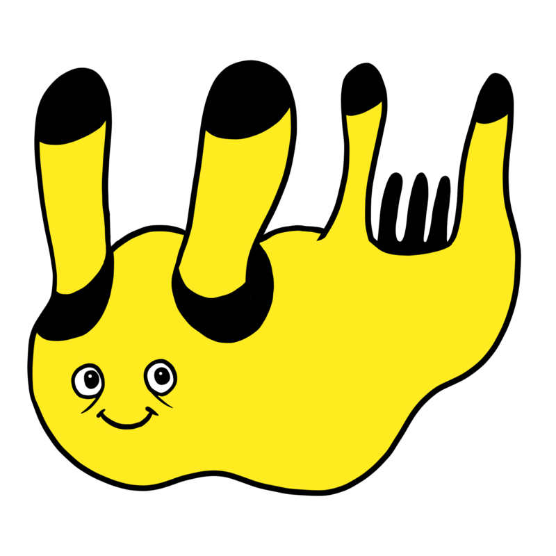 ピカチュウみたいなウデフリツノザヤウミウシ