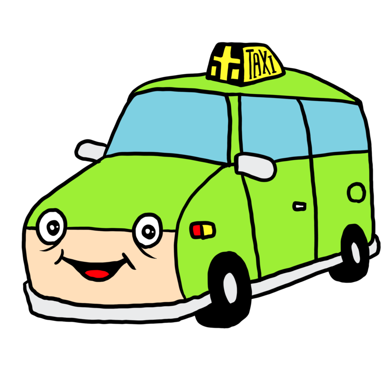 タクシーのイラスト