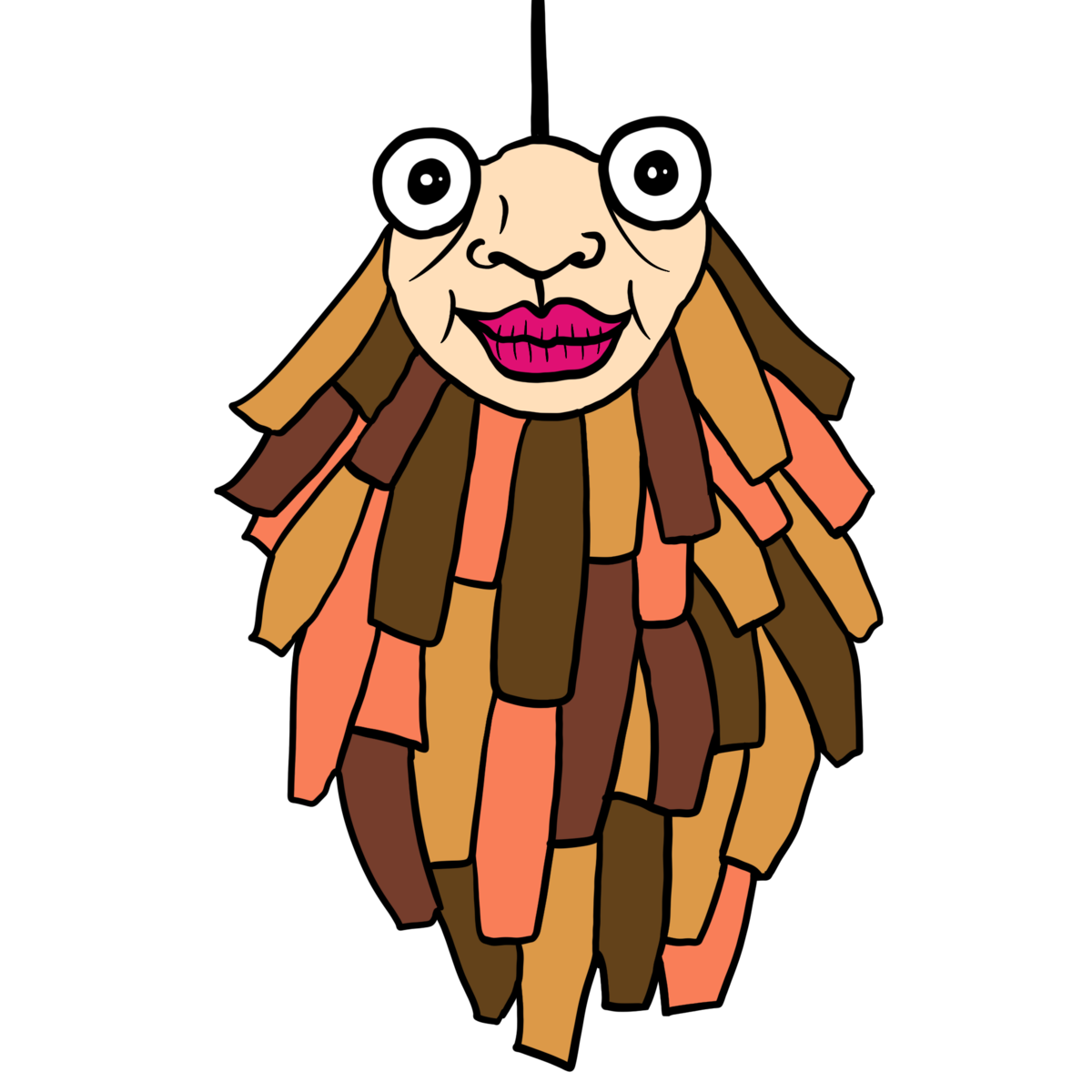 ミノムシのイラスト