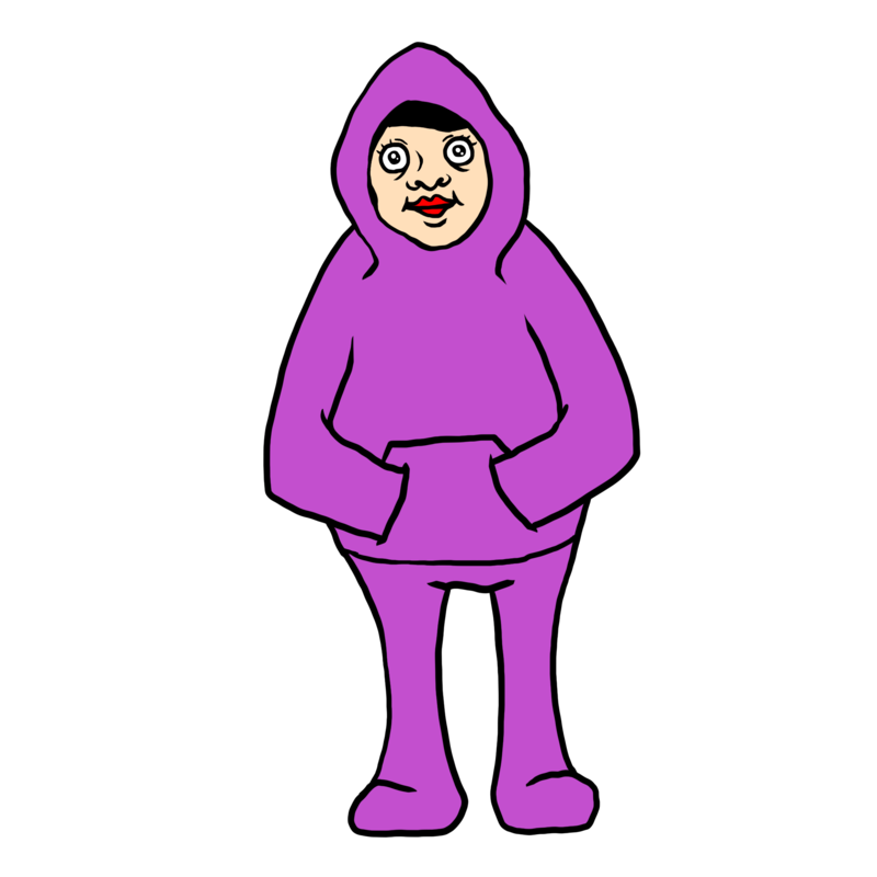 不審者のイラスト