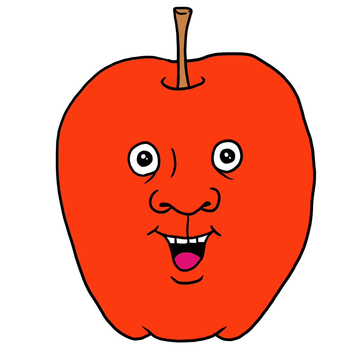 りんごのイラスト