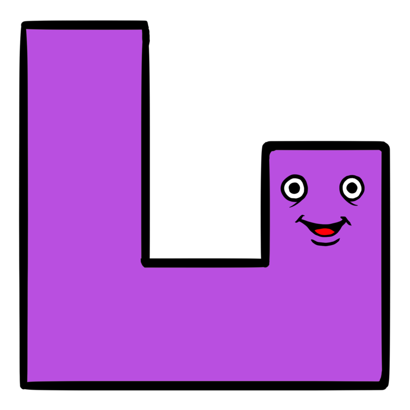 カタカナのムのイラスト
