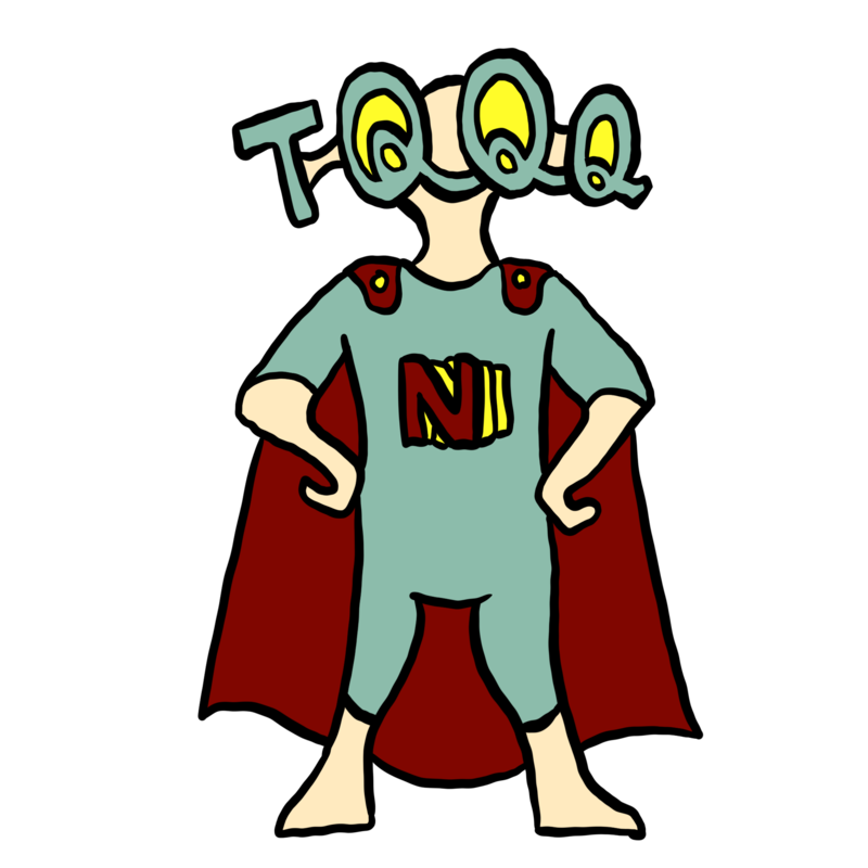 TQQQマンのイラスト