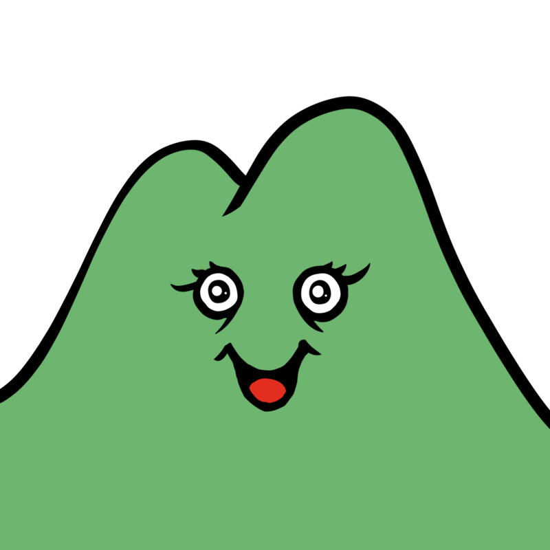かわいい山のイラスト