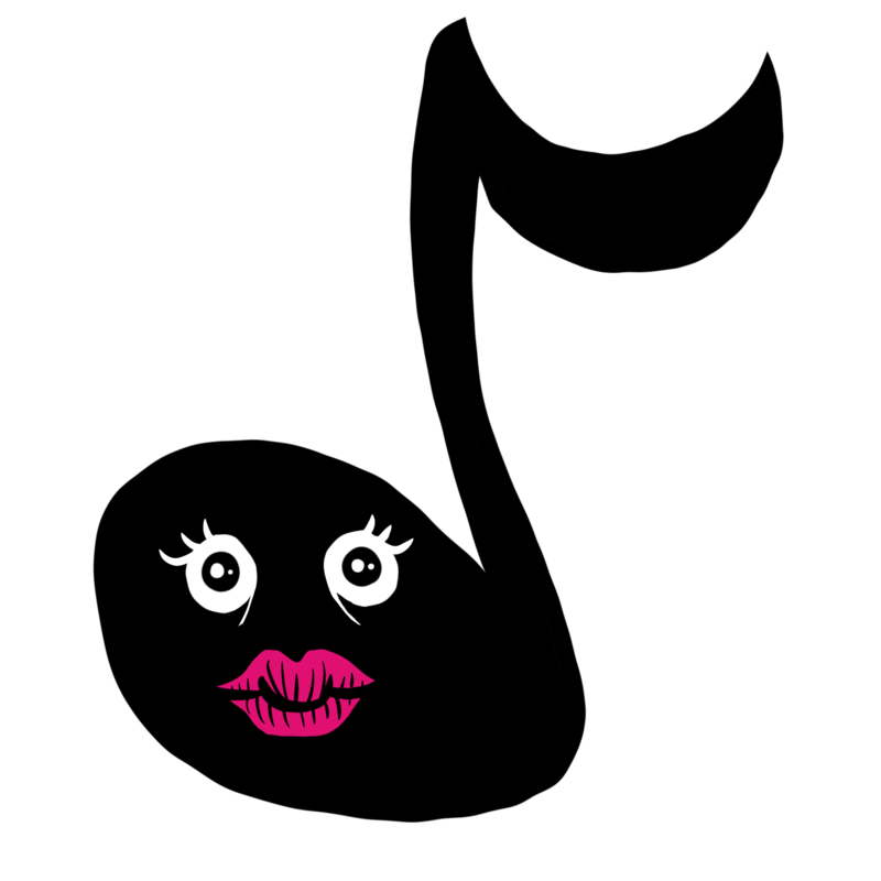 8分音符のイラスト