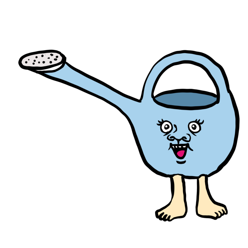 ジョウロのイラスト