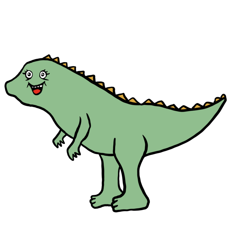ティラノサウルスのイラスト