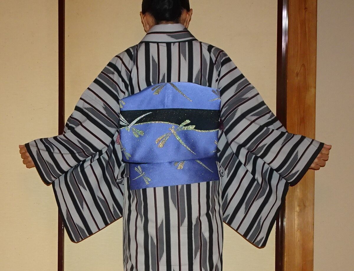 ふっち★作り帯 半幅帯を作り帯にしてみました - 母と私の着物ぐらし