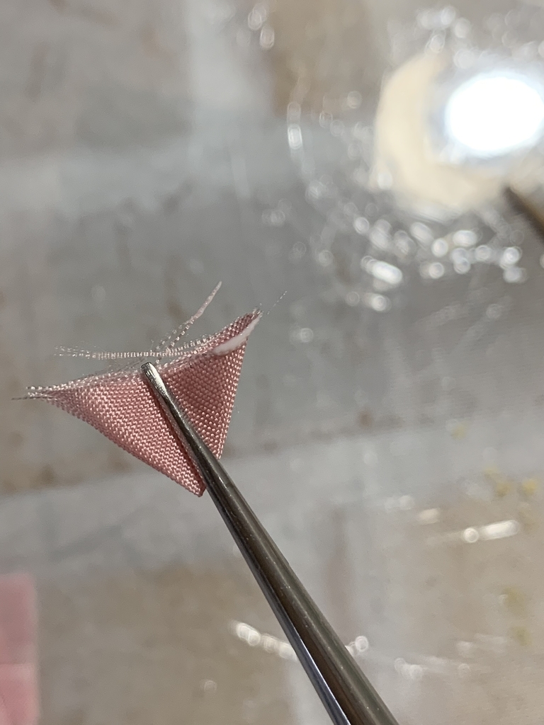 つまみ細工 チューリップの作り方 つまみ細工工房 ほっこり屋 ブログ