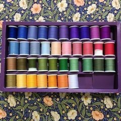 契花百菊の刺繍 その3 - ミシン刺繍 ほっこりにっこり