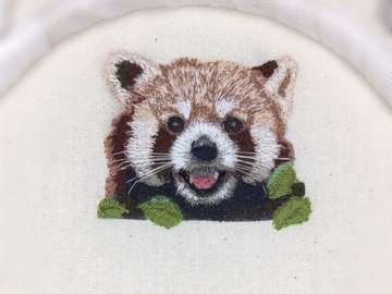 刺繍)いたち様 刺繍)いたち様