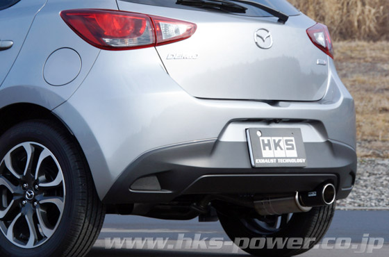 マツダ　デミオ　スルガスピード　マフラー　ディーゼル　車検対応　チタン デミオ（ディーゼル）用PFSマフラー ｜ オーダーメイドマフラー 剛性