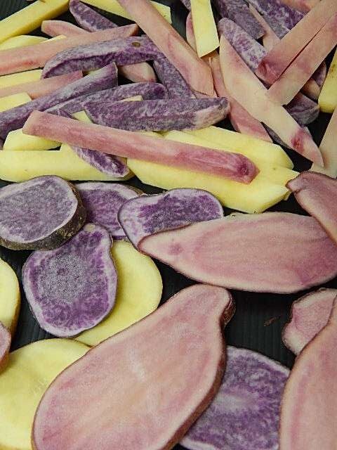 3種類のジャガイモ