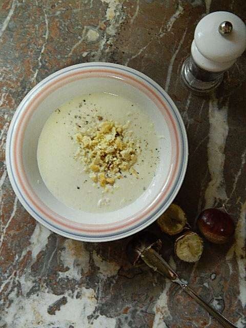 利平栗のポタージュスープ