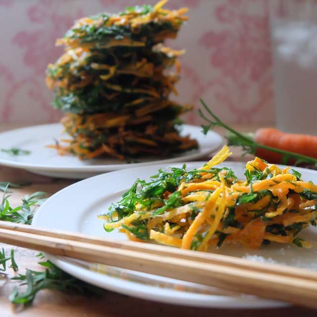 油で揚げて完成です！