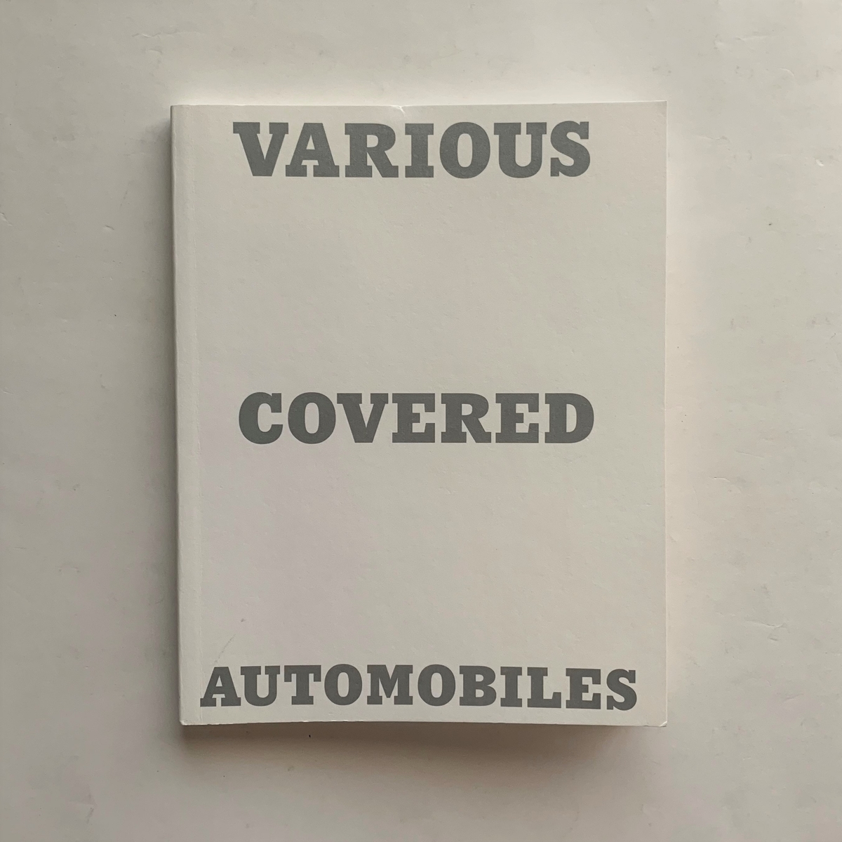 Takashi Homma / VARIOUS COVERED AUTOMOBILES AND