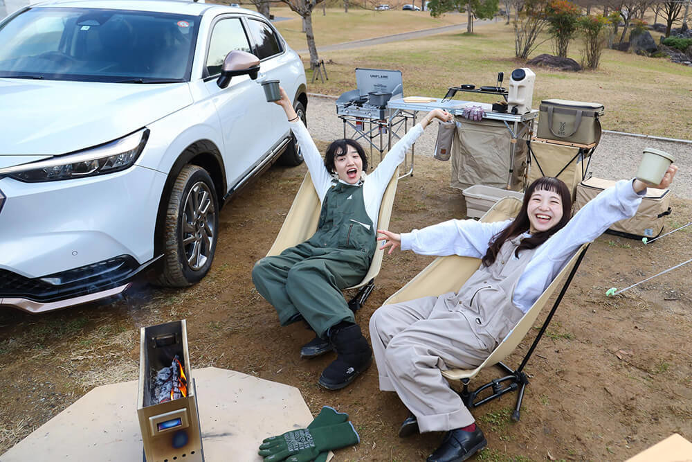 ヴェゼルで行く！DODのおしゃれ女子キャンプに密着【連載：アウトドアブランドのプロがHonda車でキャンプ】