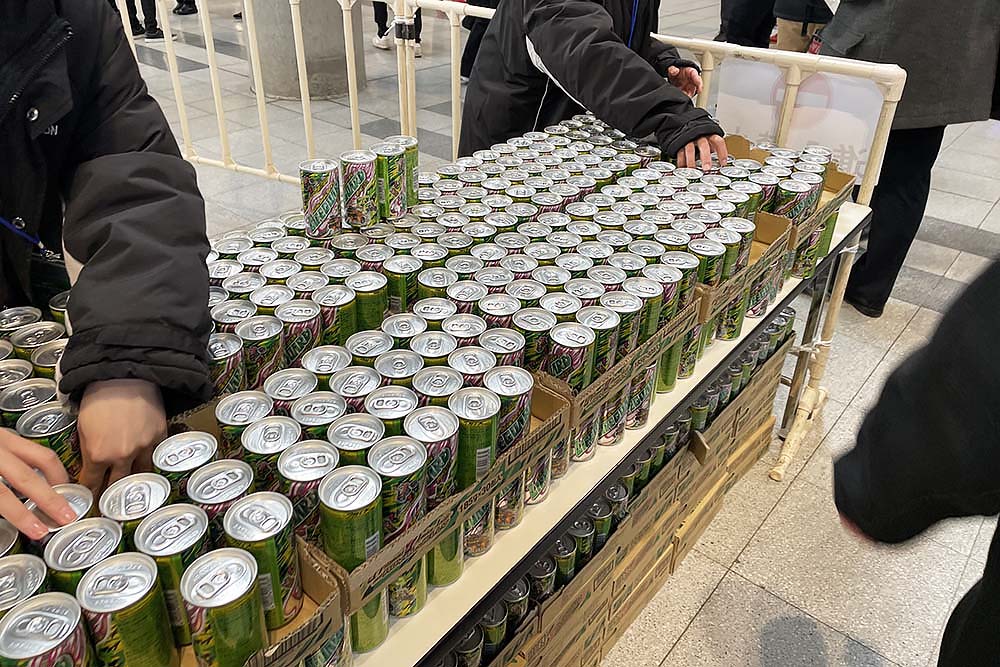 ドリンク配布