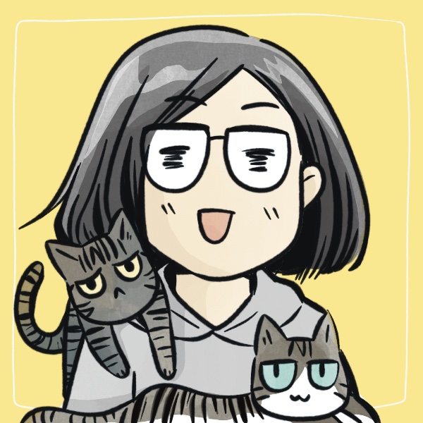マツナガエイコのプロフィールイラスト