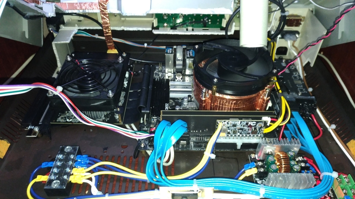 MOD PC MZ-20000 ITXマザーボードに載せ替え - Hone.のPC工房