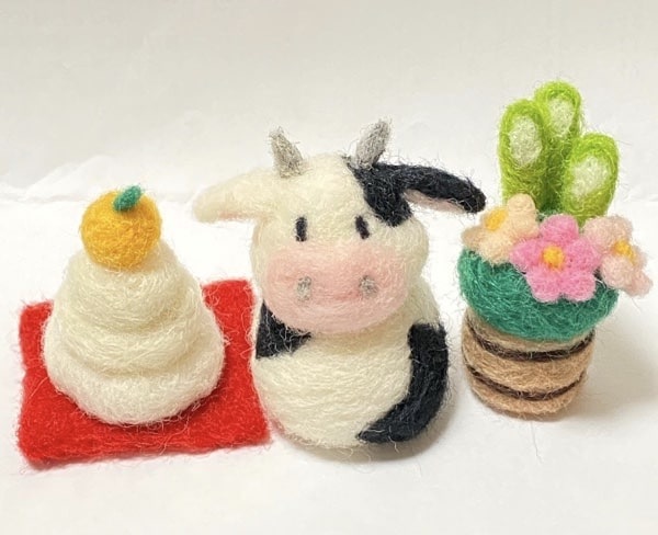 2021/1-2 羊毛フェルト作品まとめ - 不器用だってやればできる！