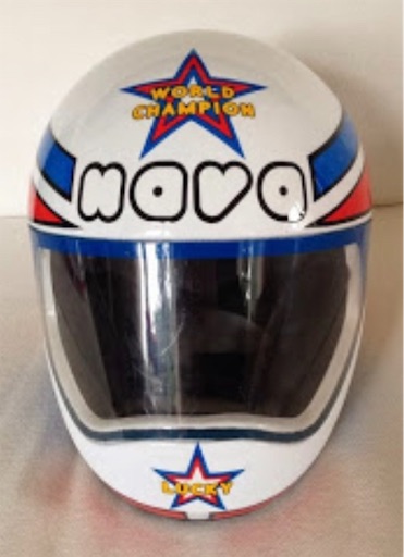★希少★ NAVA 観賞用 ヴィンテージ バイク ヘルメット 当時物 Yahoo!オークション -「nava helmet」(フルフェイス（オンロード