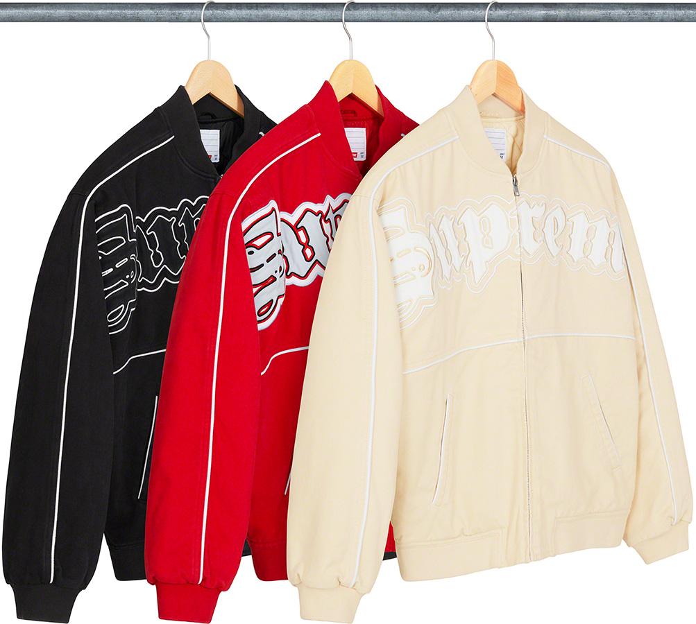 M*k様 supreme ソーン柄トラッカージャケット Supreme】本日発売