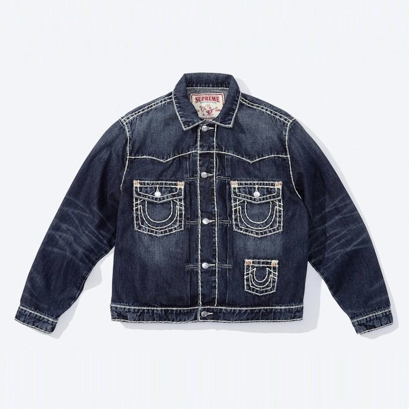 【20th限定品】True Religion デニムジャケット スプラッター加工 20th限定品】True Religion デニムジャケット スプラッター加工