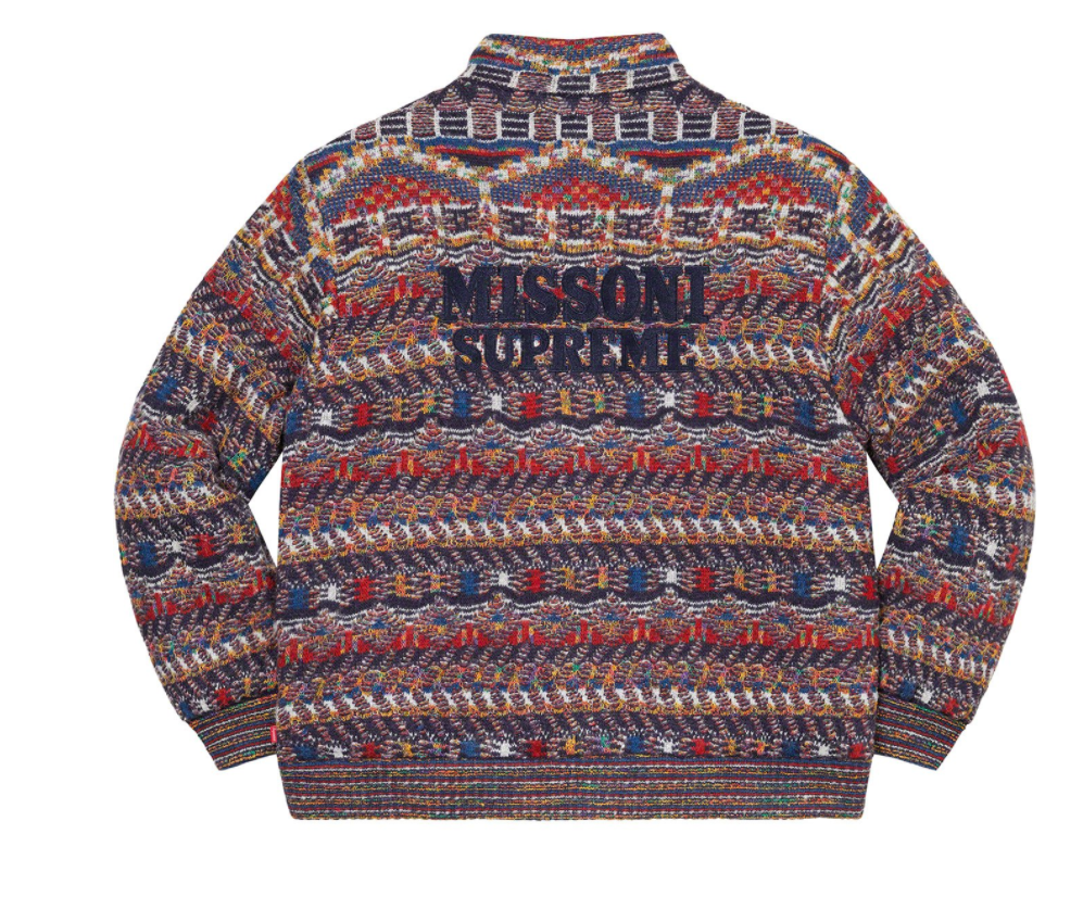 Missoni Supreme グレー セーター L Supreme Missoni Sweater (FW21) - $298