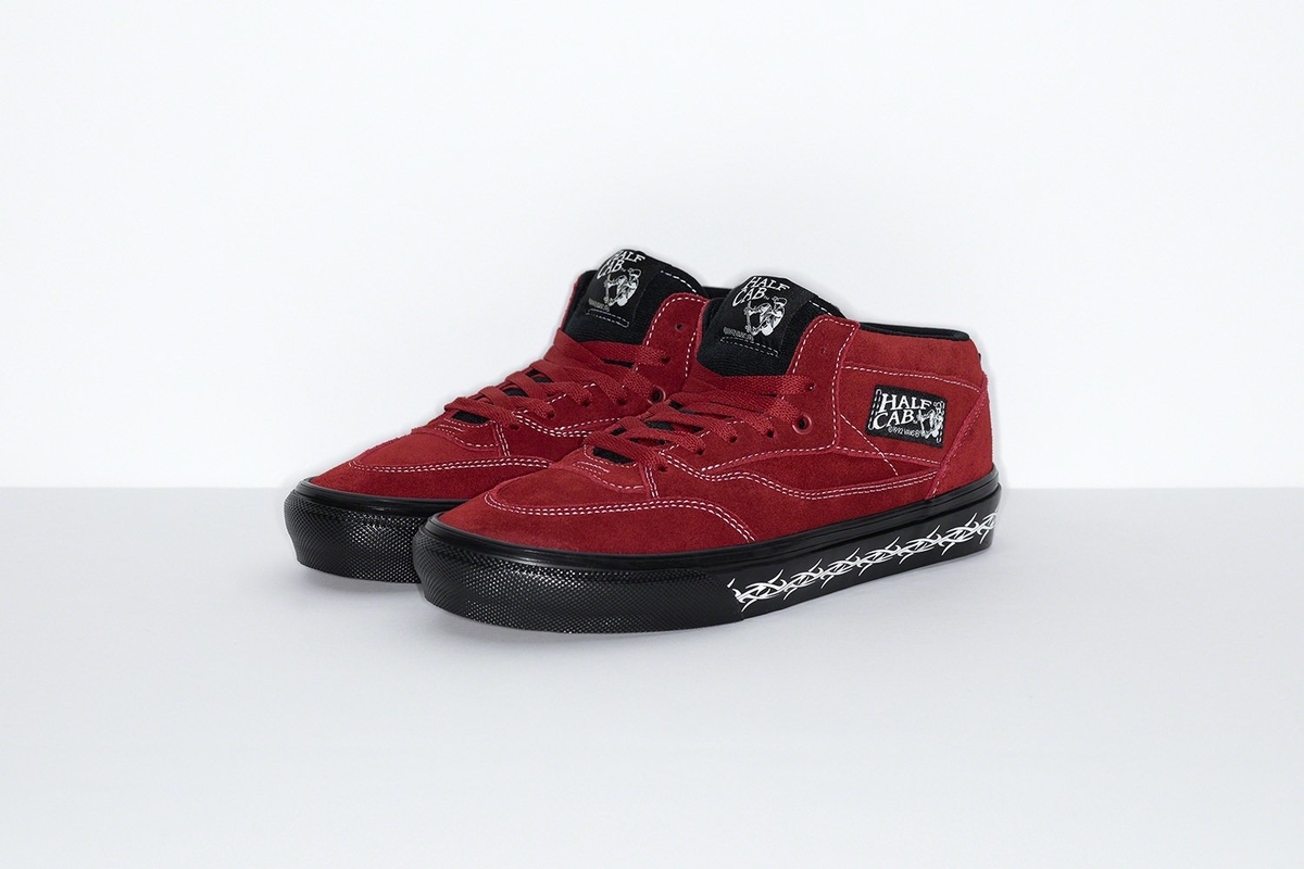 Vans Supreme コラボ スニーカー 赤緑 11月19日発売【Supreme x Swarovski x Vans Old Skool】アイ