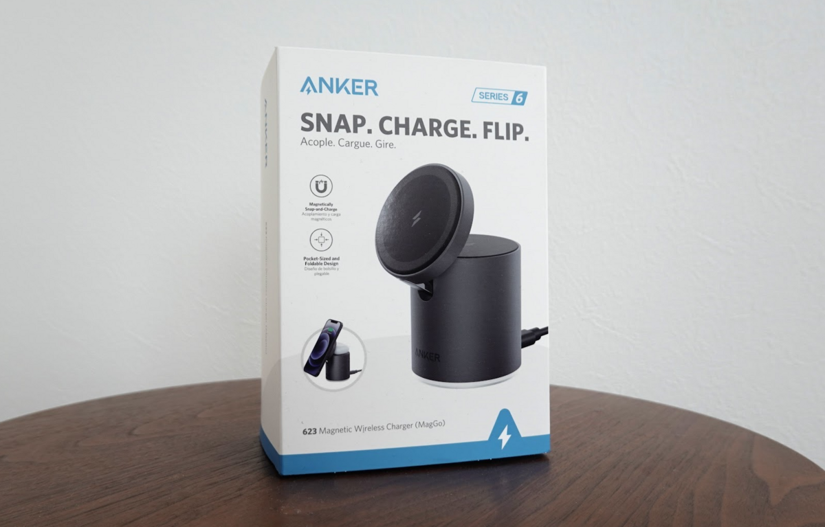 デスクにぴったりワイヤレス充電スタンド「Anker 623 Magnetic