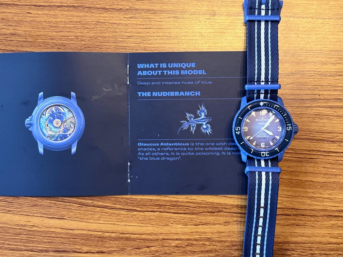 スウォッチ×ブランパン奇跡のコラボ『Bioceramic Scuba Fifty Fathoms