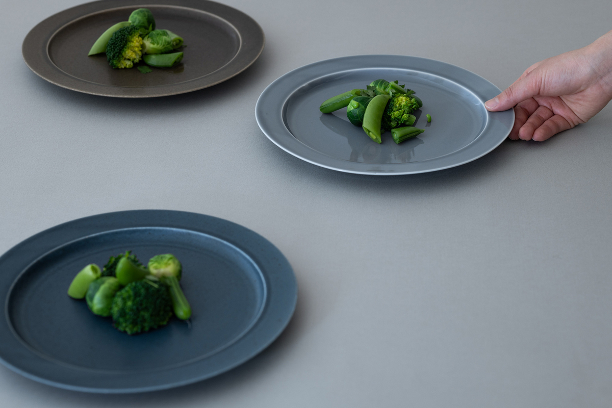 イイホシユミコ　オクシモロンプレートL 2枚セット tableware for 