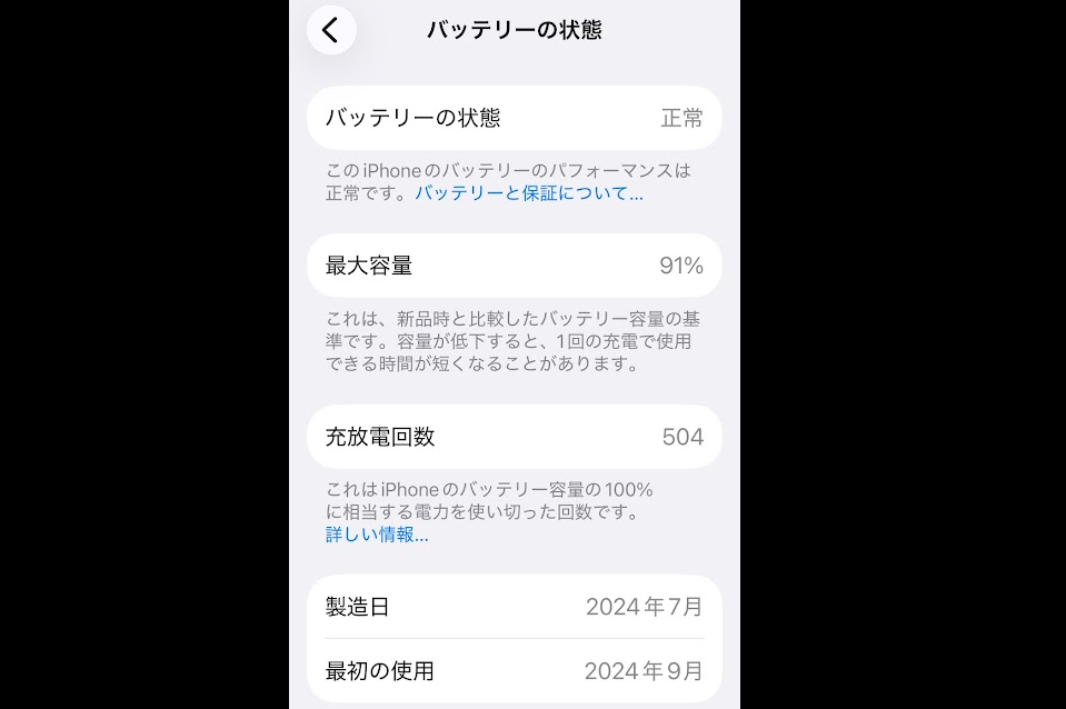 iPhone14Pro バッテリー74%はiPhone18に買い替え？ - 本能ブログ【東京
