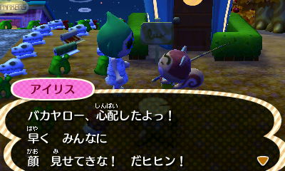 ただいまと言う前にまずは草むしりとゴキ退治 とび森再開その１ Honobonousagi Blog Plus