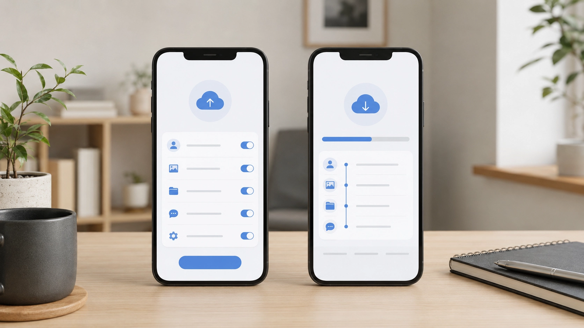 スマホのバックアップと機種変更データ移行의 이미지