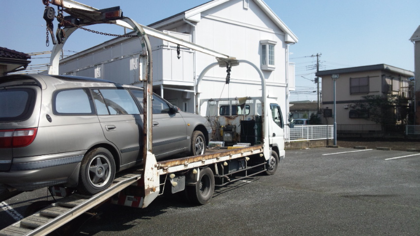 市原市の不動車の廃車引き取り