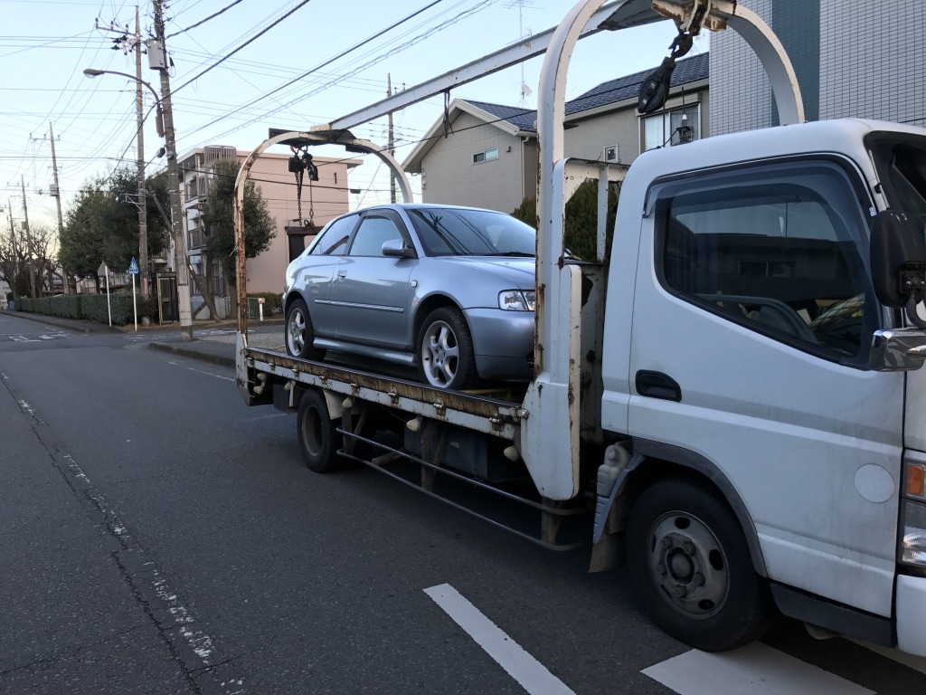 静岡市の放置車両の廃車引き取り