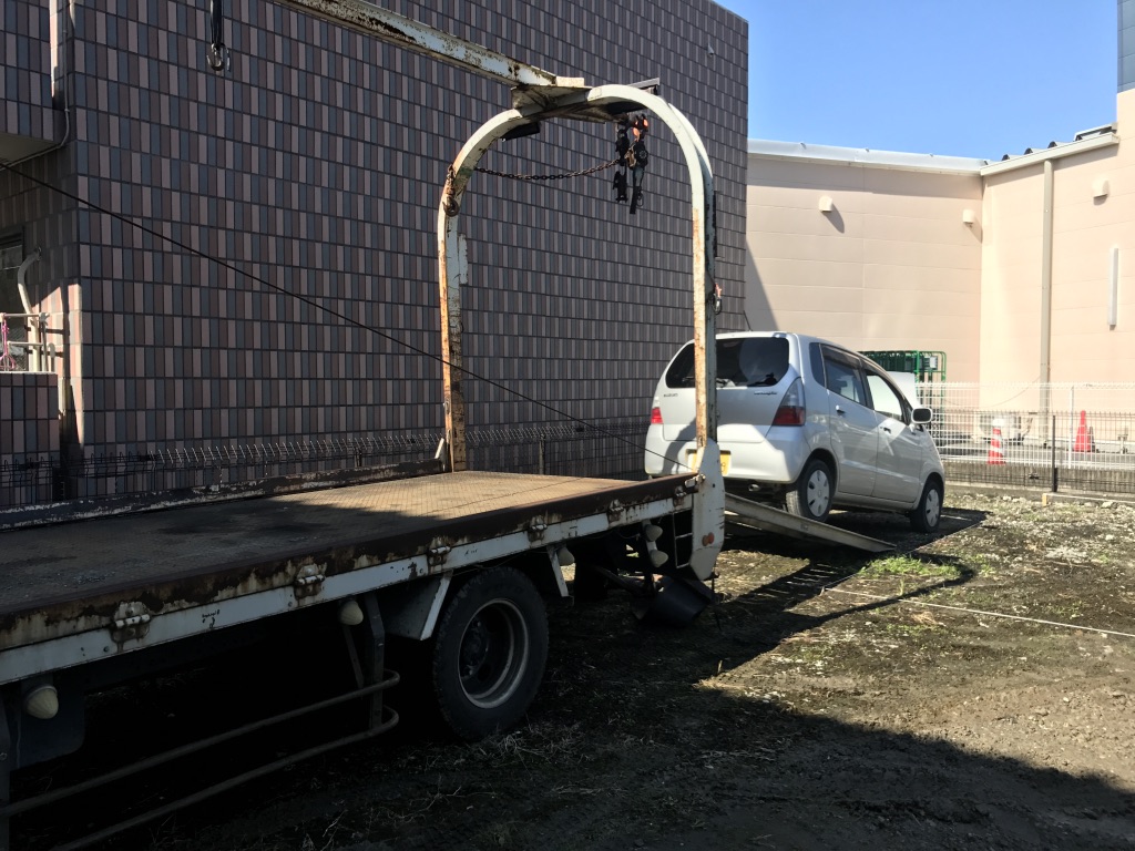 清水区の不動車の廃車引き取り