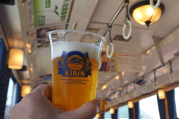 乗車記】山形鉄道 フラワー長井線貸切ツアー～車内でビール呑み放題