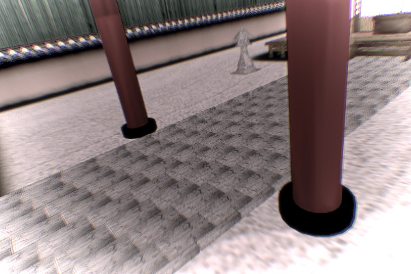 昭和京都の怪談綴りによるイツサワリの御札のある神社の境内