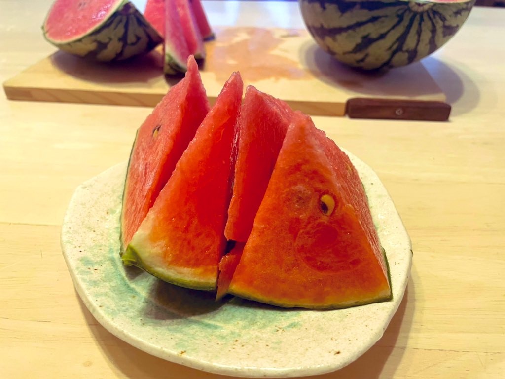 スイカに塩 ほうれん草にかつお節 そんな気の子