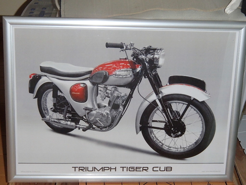 希少☆激レア☆鍵無☆トライアンフ「 タイガーカブ　T20 」1983年☆ほぼノーマル☆始動未確認☆書付☆旧車 希少☆激レア☆鍵無☆トライアンフ「 タイガーカブ T20 」1983年☆ほぼ