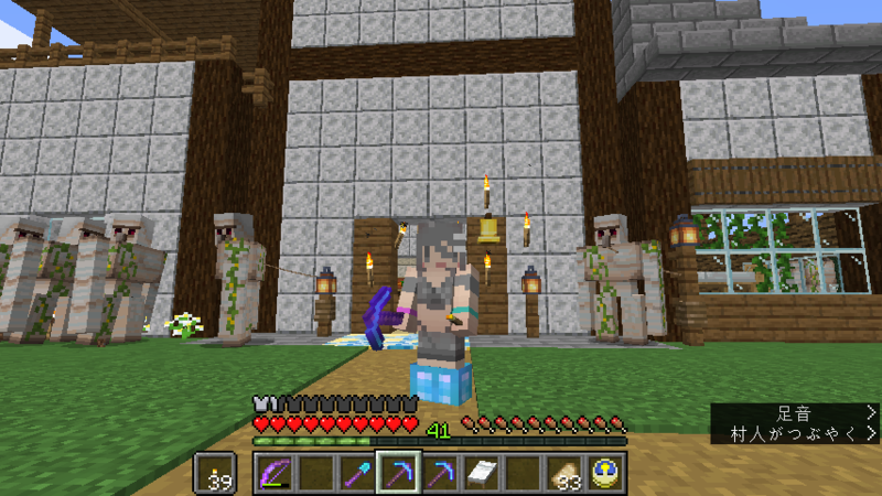 初めてのリソースパック マイクラ日記 パート15 前編 規則正しくマイクラ日記