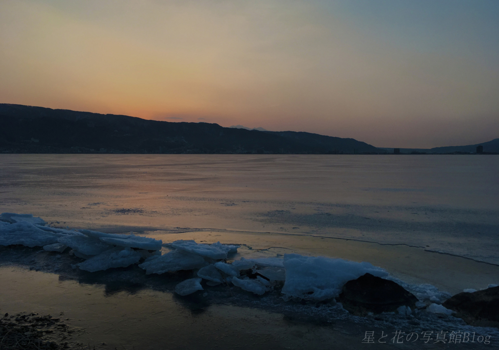 諏訪湖の夜景と御神渡り - 星と花の写真館Blog